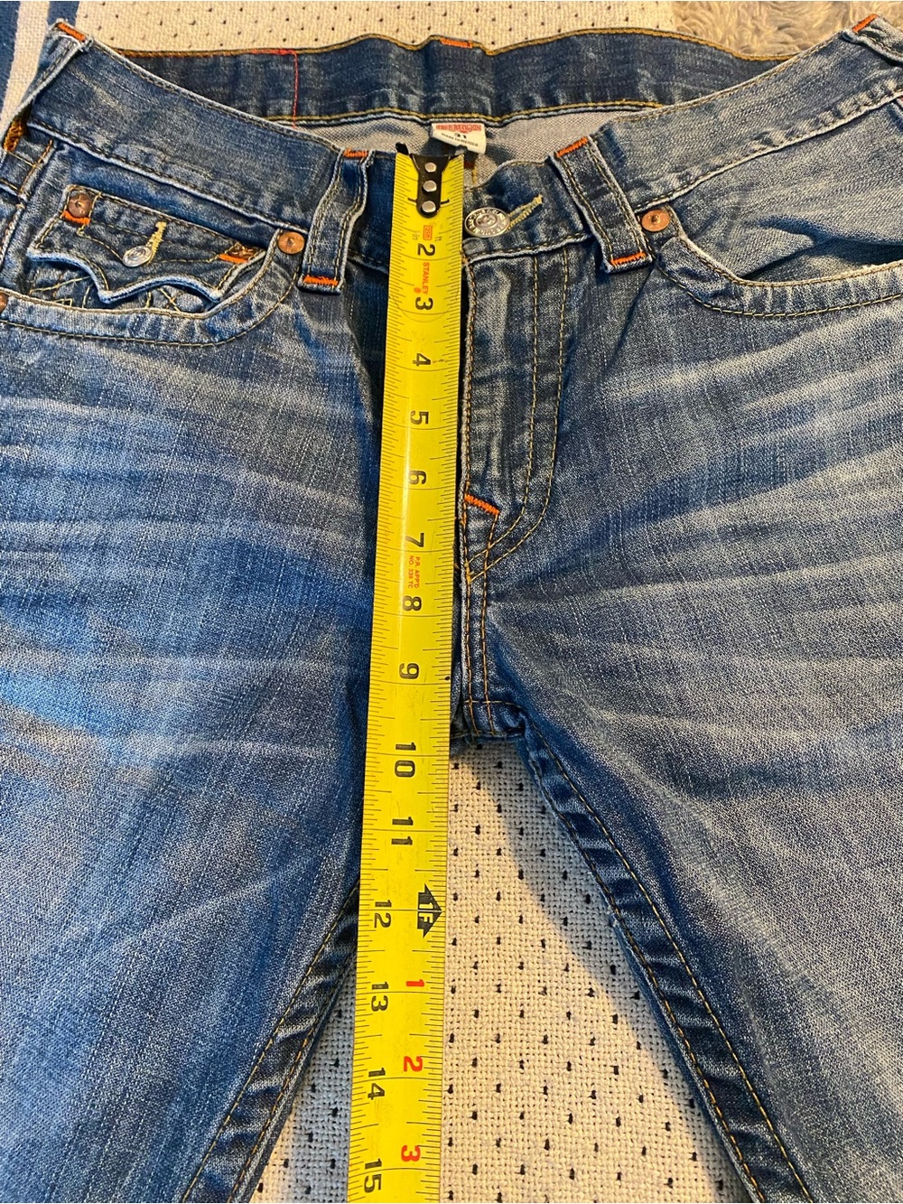 True Religion World Tour Section Straight Jeans Men’s 31 Denim - Picture 4 of 11